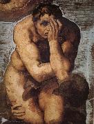 Michelangelo Buonarroti Damned soul descending into Hell oil painting picture wholesale